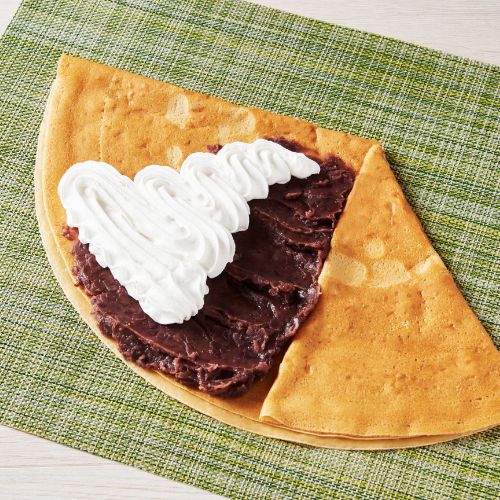 Crepe Đậu Đỏ Kem Bông