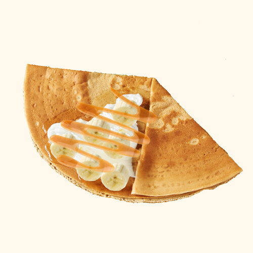 Crepe Chuối Caramel Kem Bông