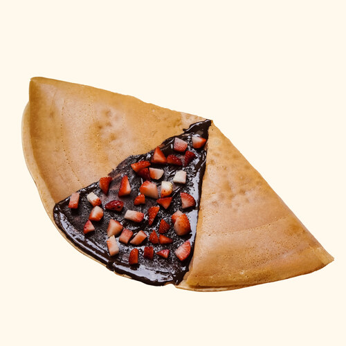 チョコフレッシュいちごクレープ