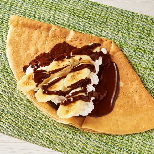 Crepe Choco Chuối Kem Bông