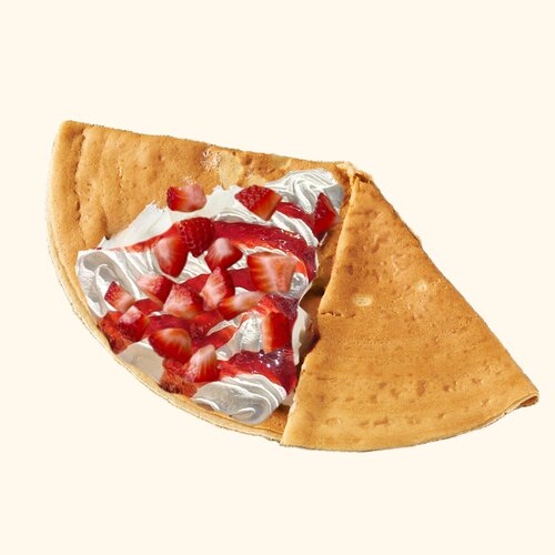 Crepe Dâu Tươi Kem Phô Mai