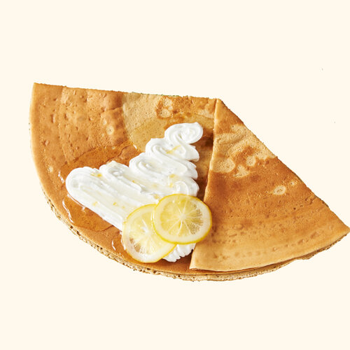 Crepe Chanh Vàng Mật Ong Kem Bông