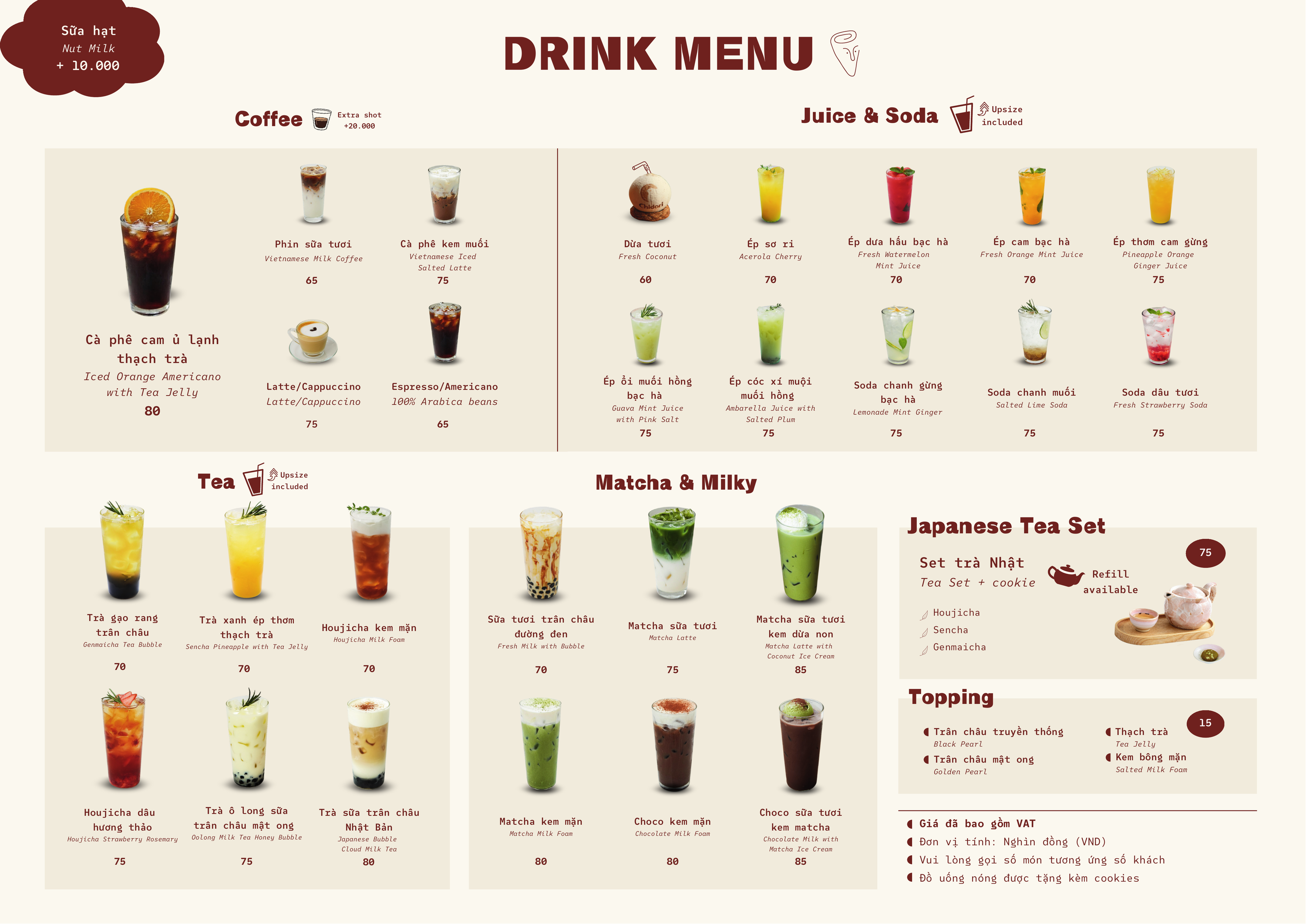 Thực đơn Chidori Crepe trang 4