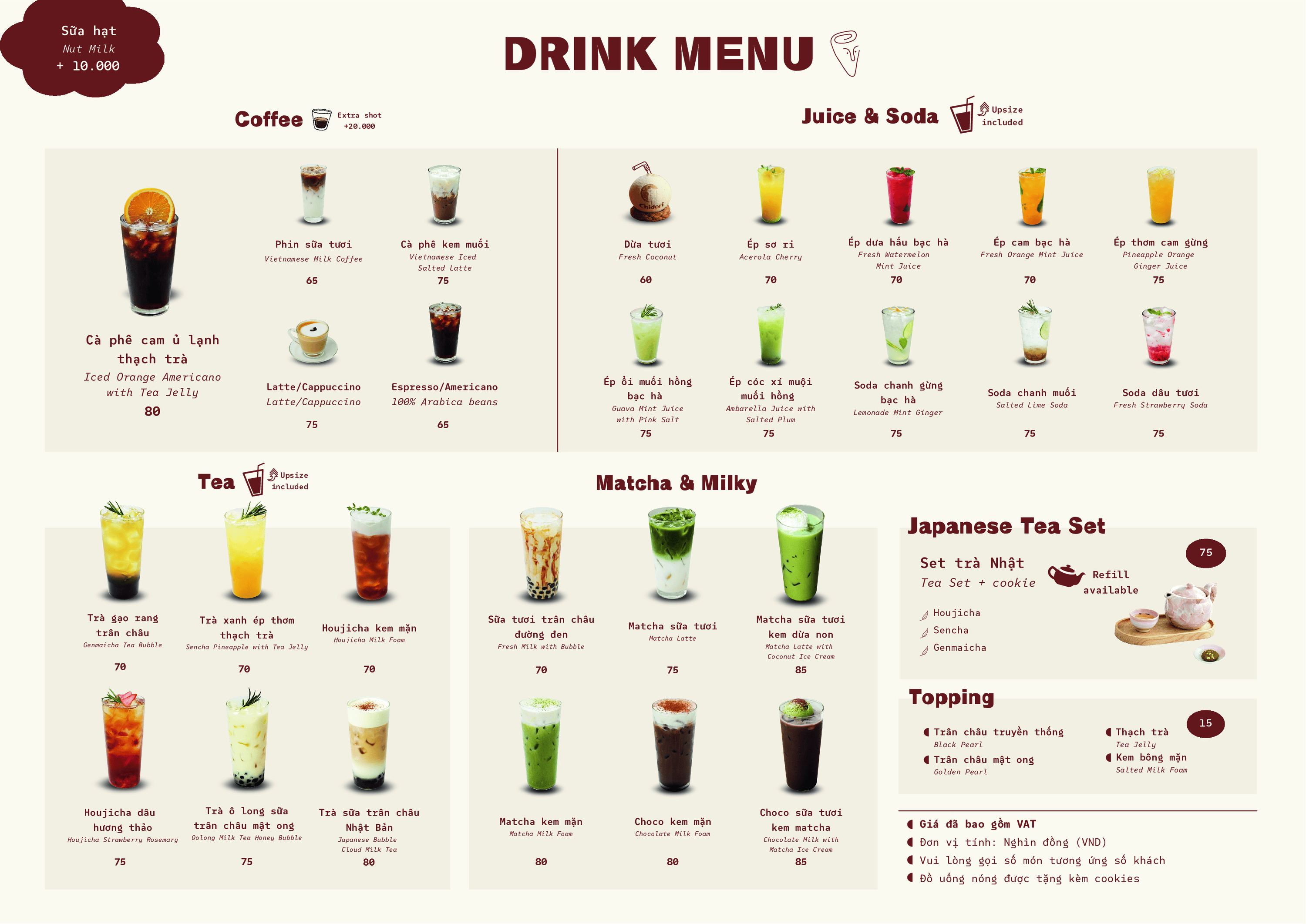 Chidori Crepe menu page 4