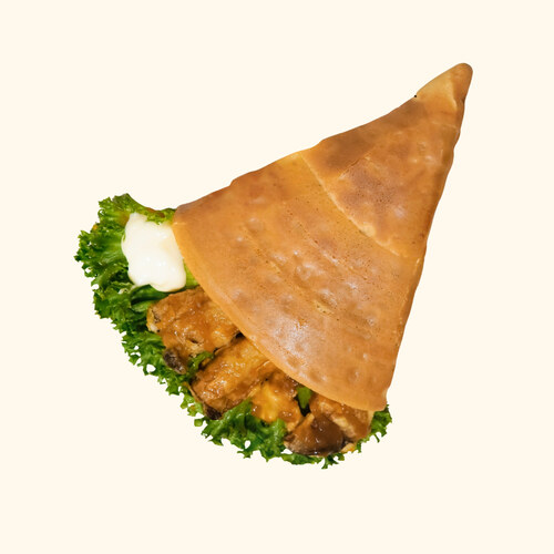 味噌ゆずきのこクレープ