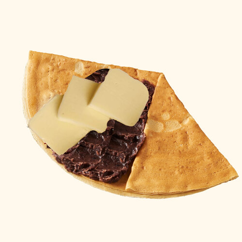 Crepe Đậu Đỏ Nhật Bơ Lạt Miếng