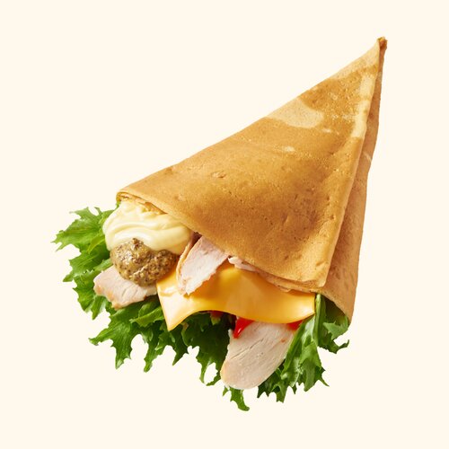 Crepe Trứng Áp Chảo & Bacon